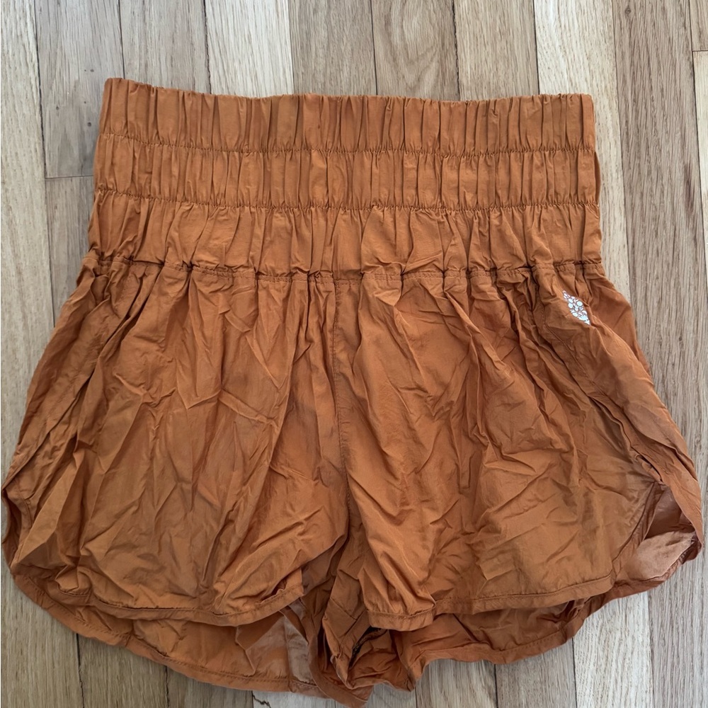Free People Movement “The Way Home” high waist running shorts
